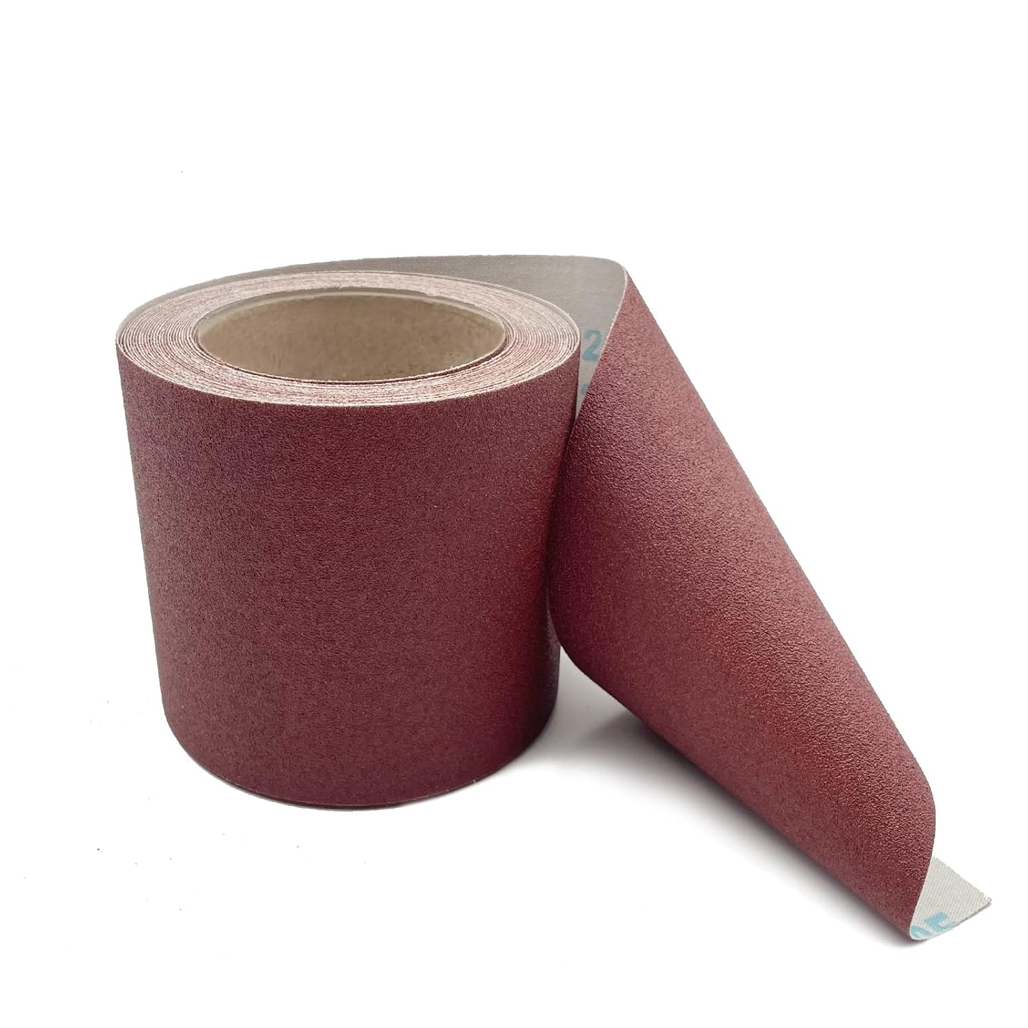 Rollo de tela de esmeril de grano 120, 4.5 pulgadas de ancho y 32.8 pies de largo (equivale a 14 hoja de papel de lija 71 piezas) rollos de papel de