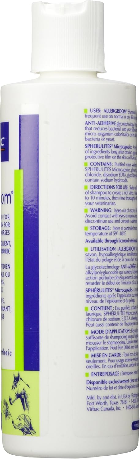 Virbac Champú Allergroom de 8 onzas