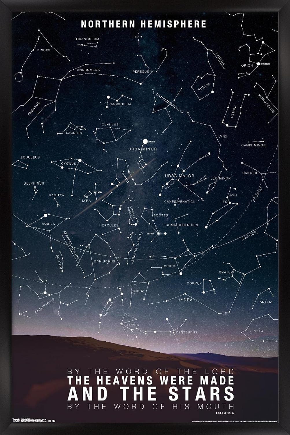 Trends International Póster de pared de las estrellas, 22.375 x 34