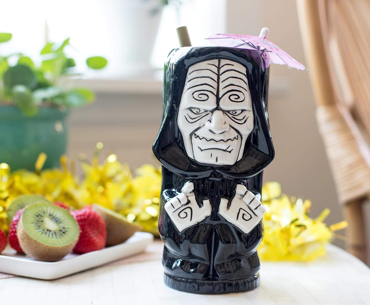 STAR WARS Geeki Tikis Emperor Palpatine – Taza de cerámica con capacidad para 18 onzas