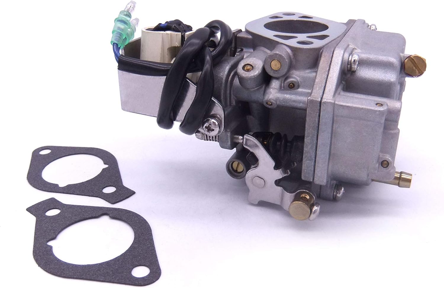 SouthMarine Motor de barco 6AH-14301-00 6AH-14301-01 carburador Assy y 6AH-13646-00 juntas (2 piezas) para motor fuera de borda Yamaha 4-Stroke F20