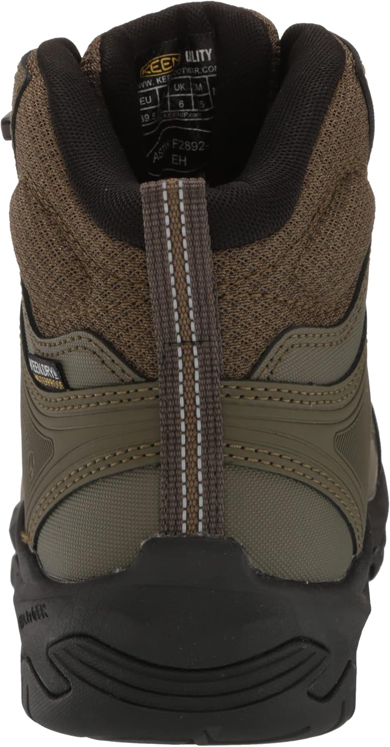 Keen Utility Reno para hombre de altura media, puntera suave, flexible, impermeable, atlética
