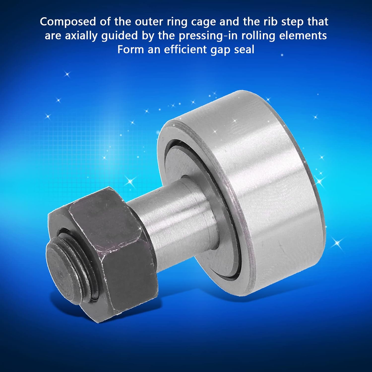 Cam Follower Bearing KR32CF12 Needle Roller Bearing Stainless Steel Durable Bolt Type CF KR Series for Textile Machine Tools Industrial Robots