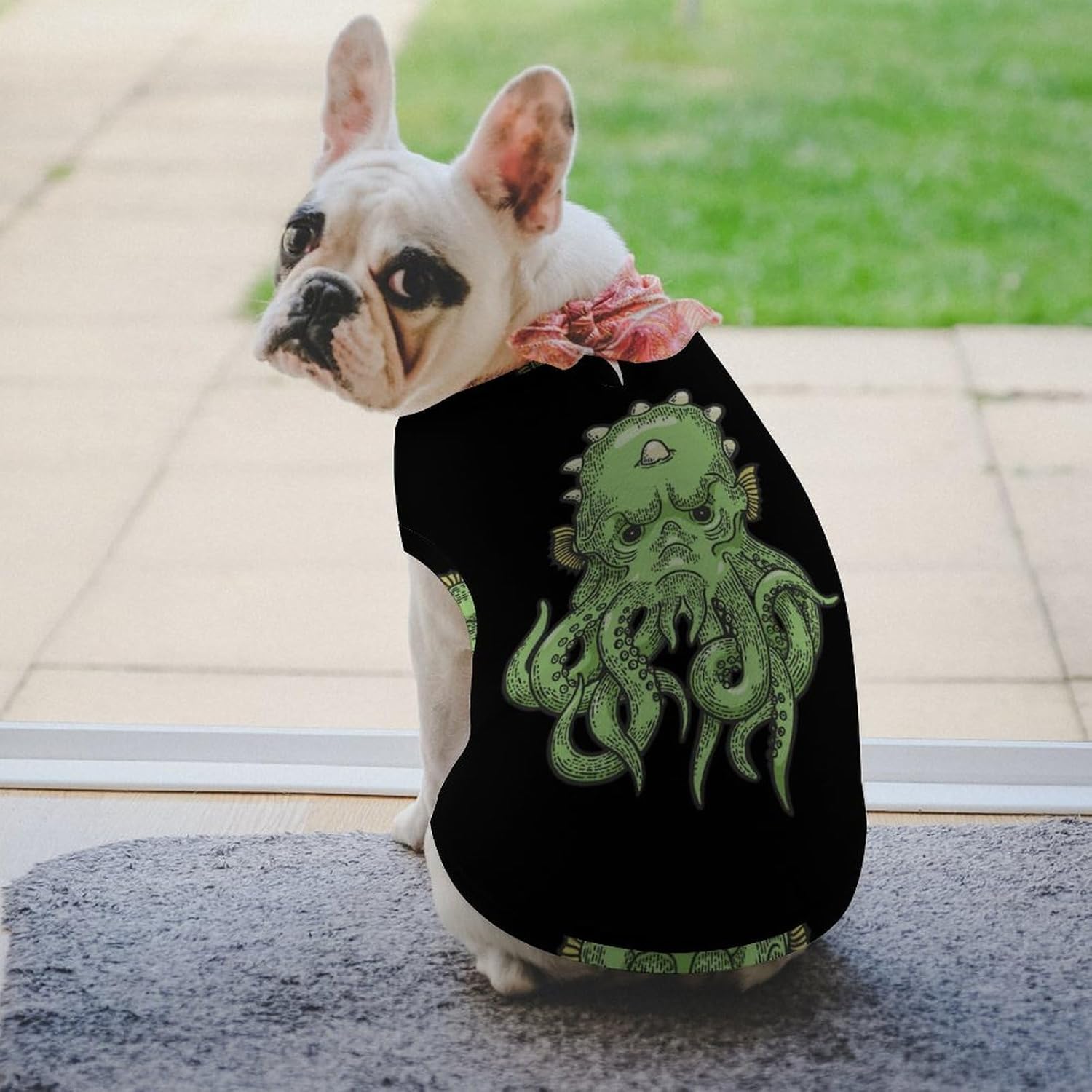 Cute Cthulhu Myth Creature Dog Clothes Pullover Dog Shirts Soft Pet Vest Tank Top for Small Medium Dogs & Cats XL