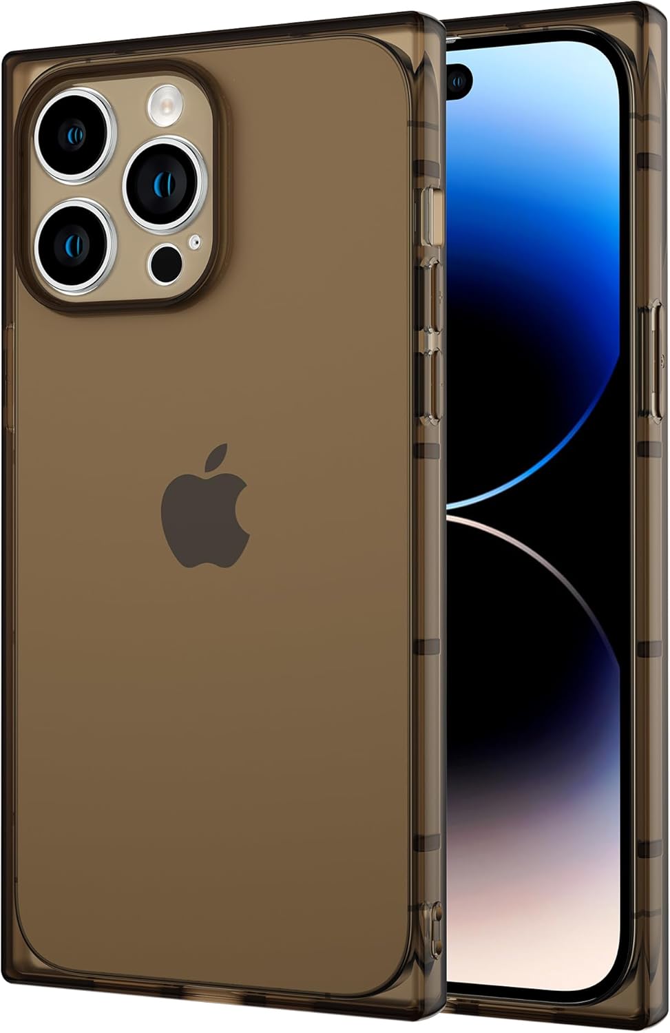 Cocomii Funda cuadrada para iPhone 13 Pro, protector de cámara cuadrado transparente, delgada, ligera, brillante, transparente HD, transparente,