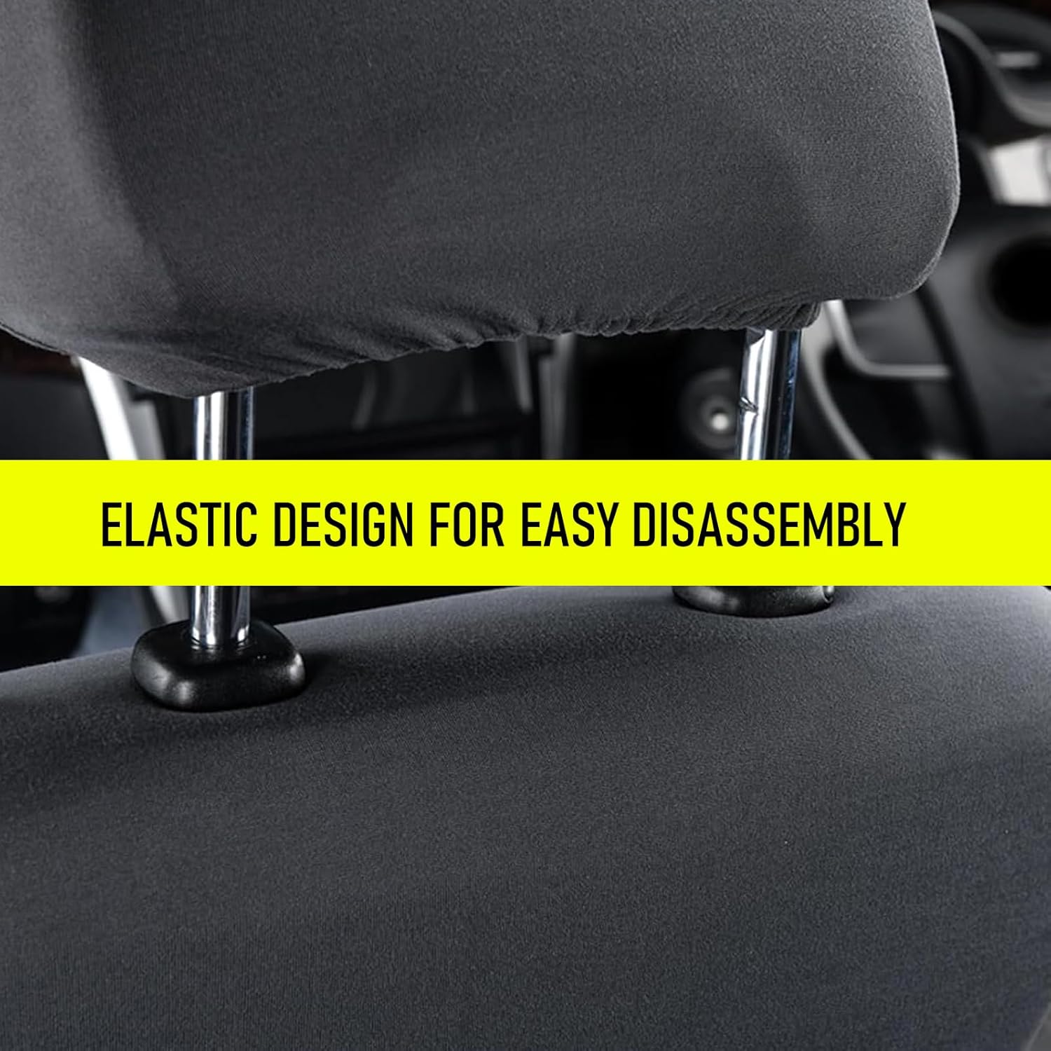 Paquete de 2 fundas protectoras para reposacabezas de automóvil, accesorios de vehículo, fundas para reposacabezas de automóvil, universales para