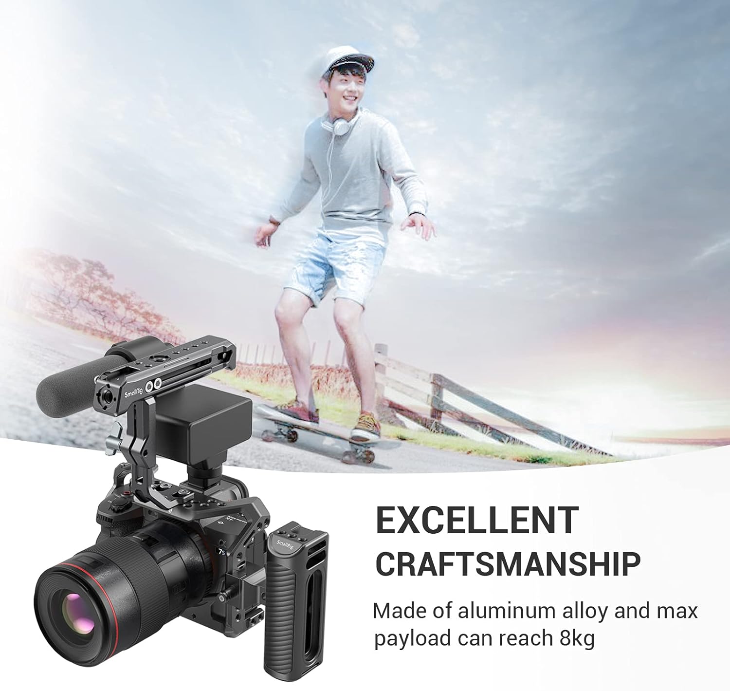 SmallRig Mango superior para Sony XLR-K1M  K2M  K3M y para adaptador Panasonic DMW-XLR1 3082