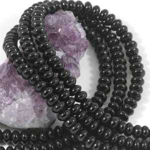 Stone Natural – Cuentas sueltas de ábaco de ágata negra de 0.16 x 0.315 pulgadas, cuentas sueltas de 15 pulgadas Stone Natural – Cuentas sueltas de ábaco de ágata negra de 0.16 x 0.315 pulgadas, cuentas sueltas de 15 pulgadas