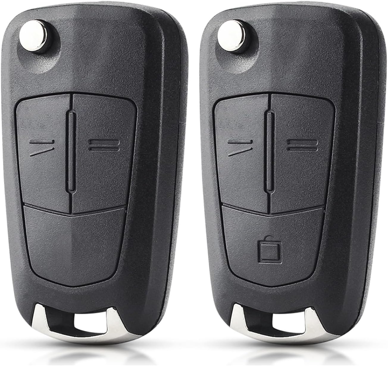 Fundas para llave de coche para Opel Astra Corsa Vectra Zafira, funda plegable para llave de coche, 2 botones