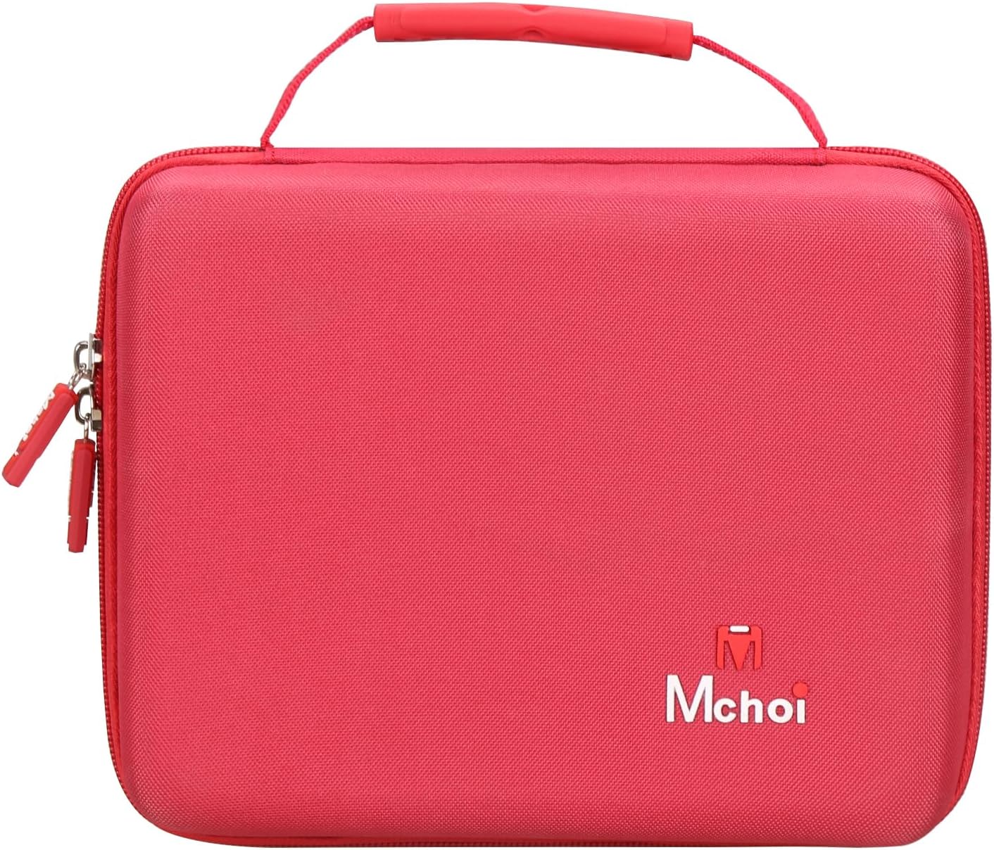 Mchoi Estuche de transporte a prueba de golpes para Hot Wheels 20 coches, organizador de auto de juguete para tu caja de cerillas, color rojo, solo