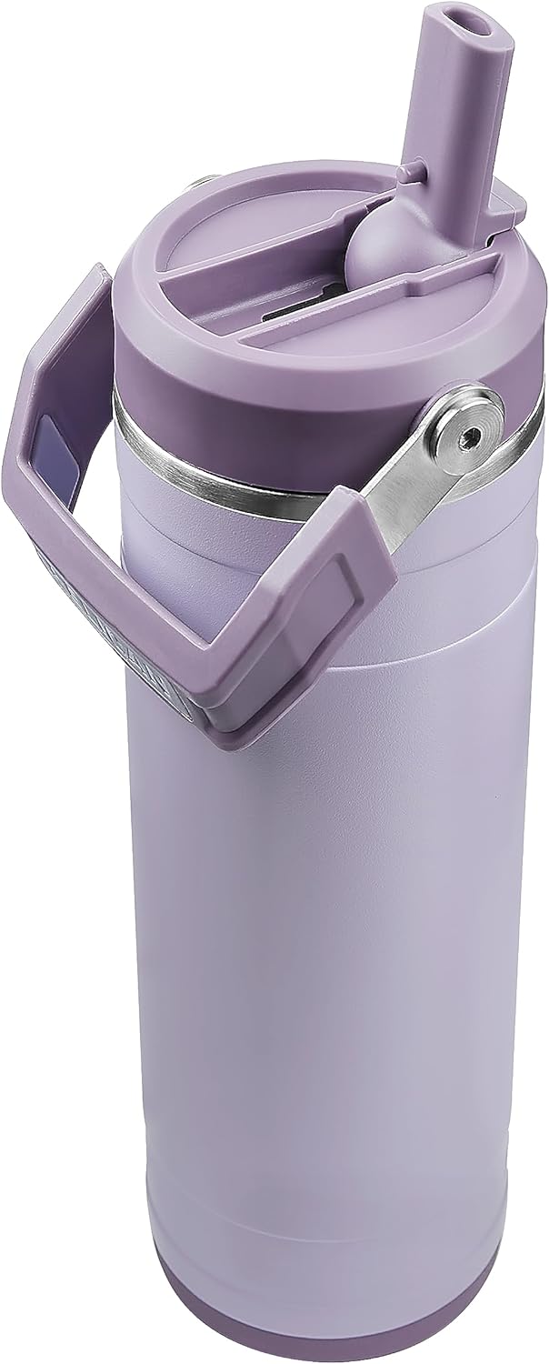 Pelican Hydration Pelican Pacific – Vaso aislado al vacío de 26 onzas, acero inoxidable reciclado de doble pared de viaje con doble tapa, botella de