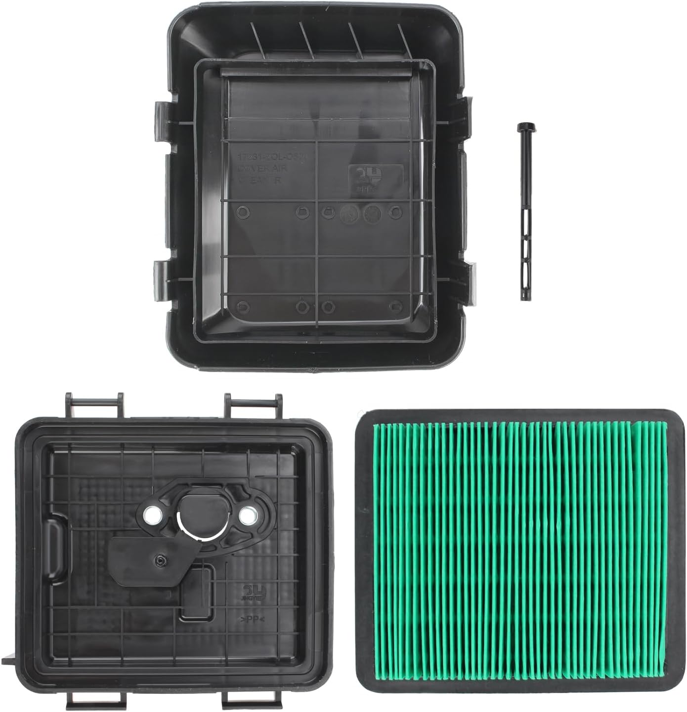 AUTOKAY 17231-Z0L-050 17220-ZM0-030 Funda para filtro de aire y filtro de aire 17211-ZL8-023 para Honda GCV160 GC135 GC160 GC190A GC190LA GCV135
