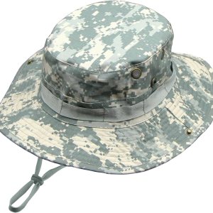 Sombrero de camuflaje Boonie para hombres y mujeres, sombreros tácticos militares de ala ancha, UPF50+ gorra de sol de la selva para pesca, caza, Sombrero de camuflaje Boonie para hombres y mujeres, sombreros tácticos militares de ala ancha, UPF50+ gorra de sol de la selva para pesca, caza,