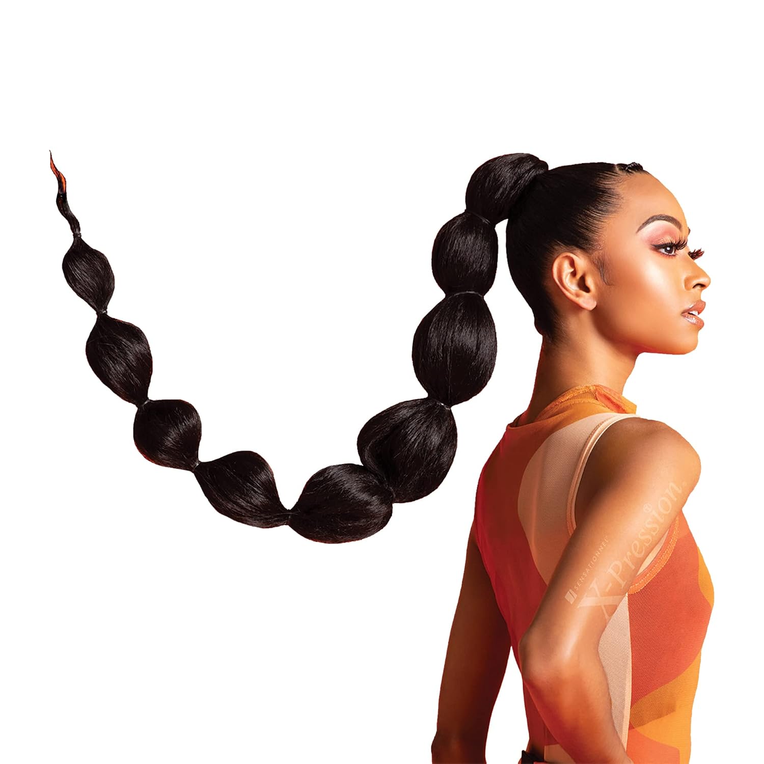 Sensationnel X-Pression 6X – Trenza preestirada de 58 pulgadas (paquete de 5, 1B)