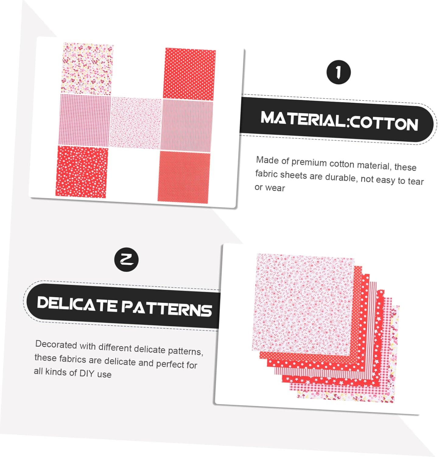 7 unids DIY algodón patchwork acolchado tela primavera cuadros tela de costura algodón precortado edredón tela grasa cuartos precortados edredón