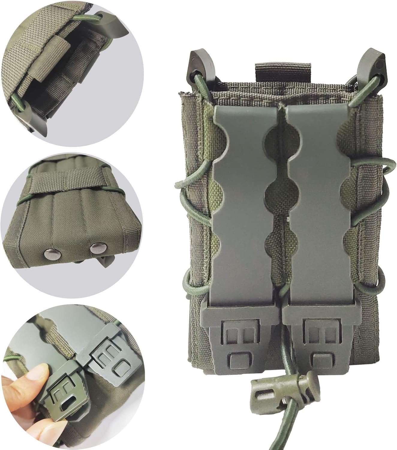 Mag Pouch Holder 0.219 in Rifle Magazine Bolsas Ajustable Universal Single Mag Holster