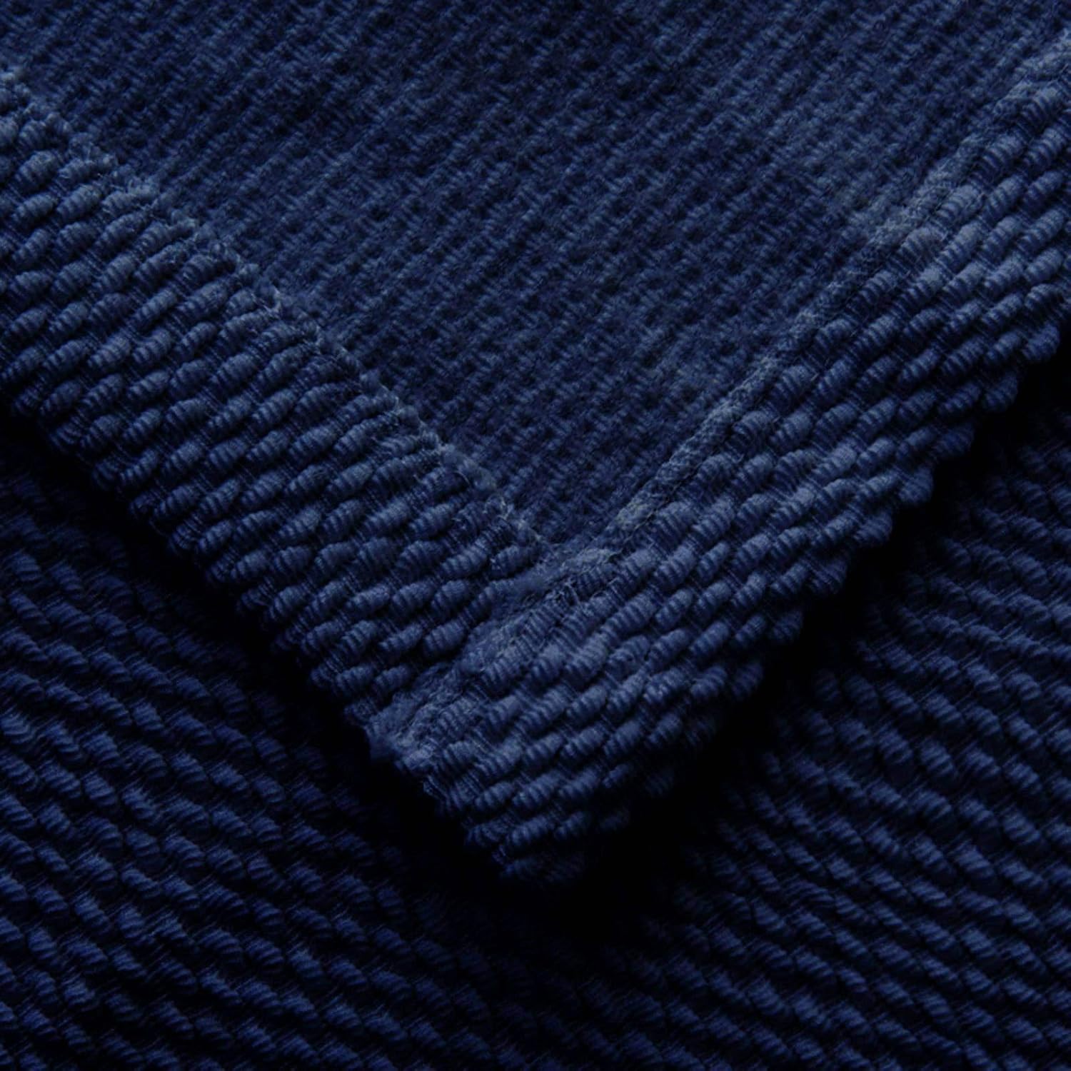 TVPFM Funda elástica para reposabrazos de sofá, funda protectora de muebles para sofá, silla, sillón reclinable, juego de 2, color azul marino