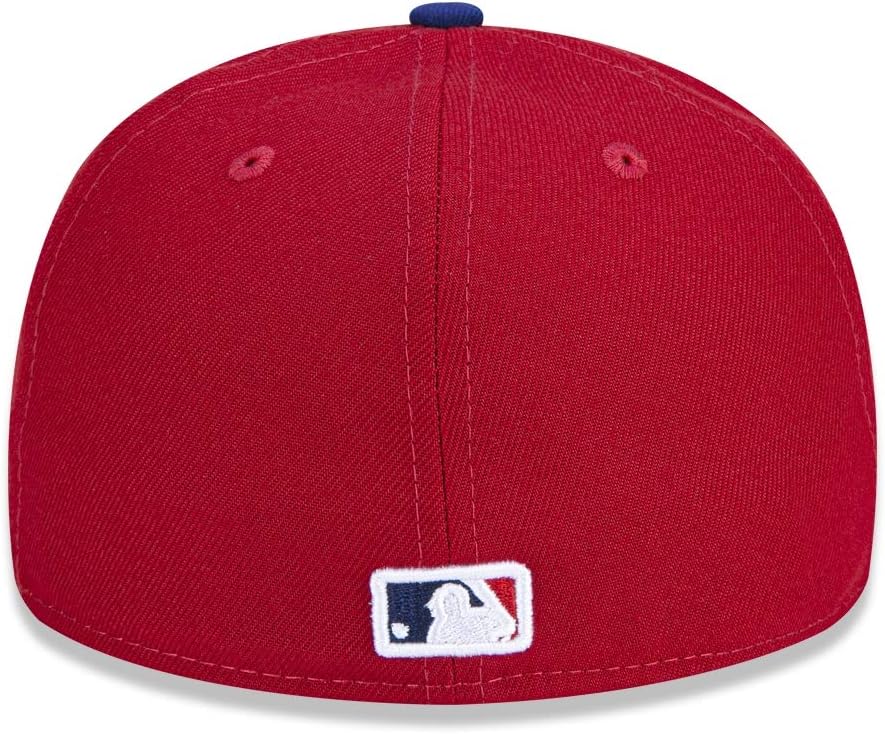 New Era Philadelphia Phillies Fitted 59Fifty On Field Gorra roja