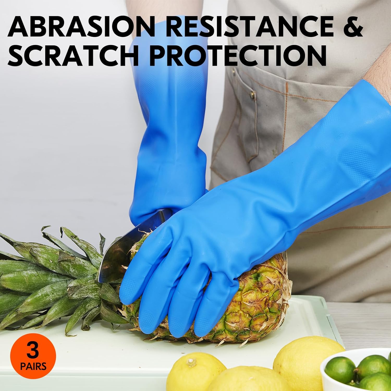 Vgo… Guantes de limpieza,Lavavajillas,Cocina,Resistente,Reutilizables