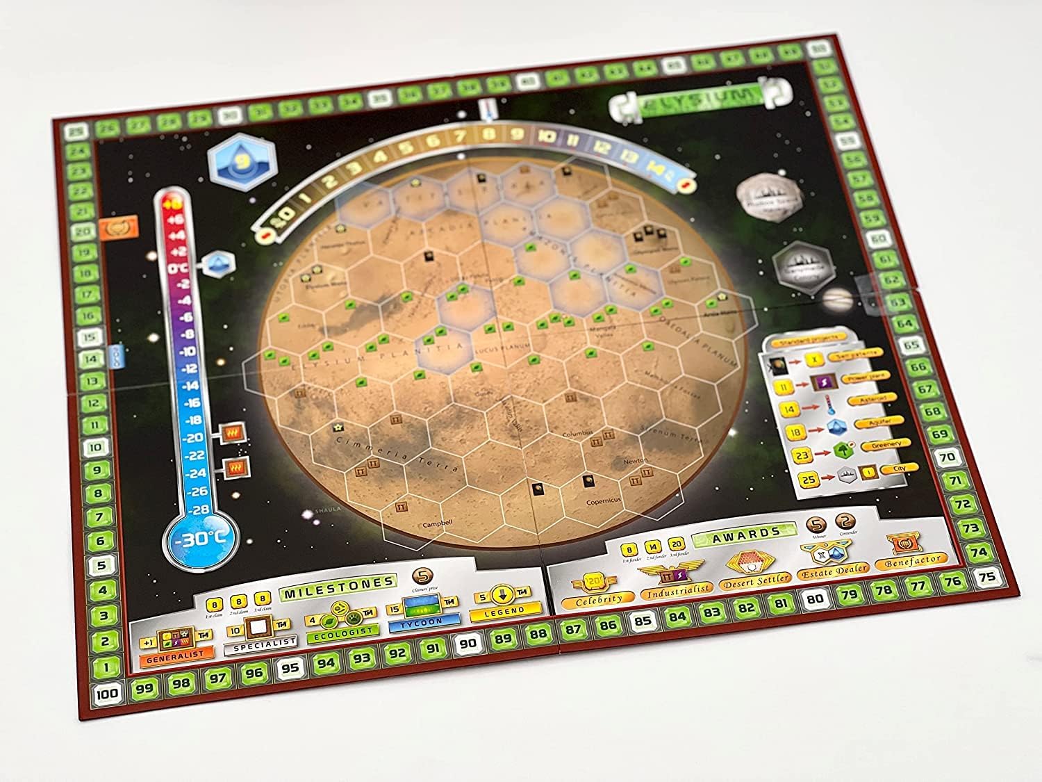 Stronghold Games Terraforming Hellas & Elysium the Other Side of Mars Expansión Juego de mesa