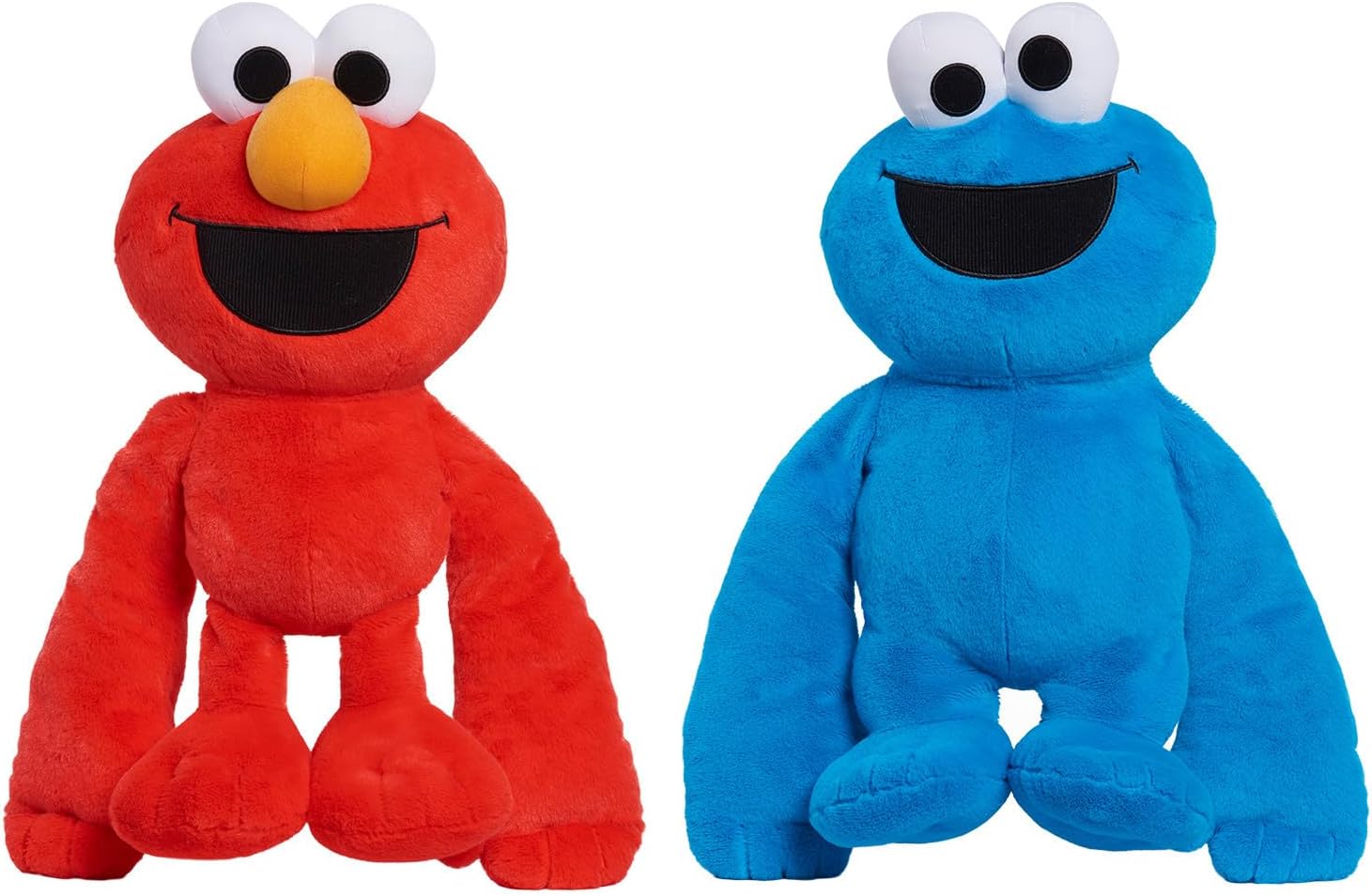 Sesame Street Monster Hugs Cookie Monster – Peluche sensorial con peso, azul, juguetes para niños a partir de 18 meses, exclusivo de Tienda Just Play