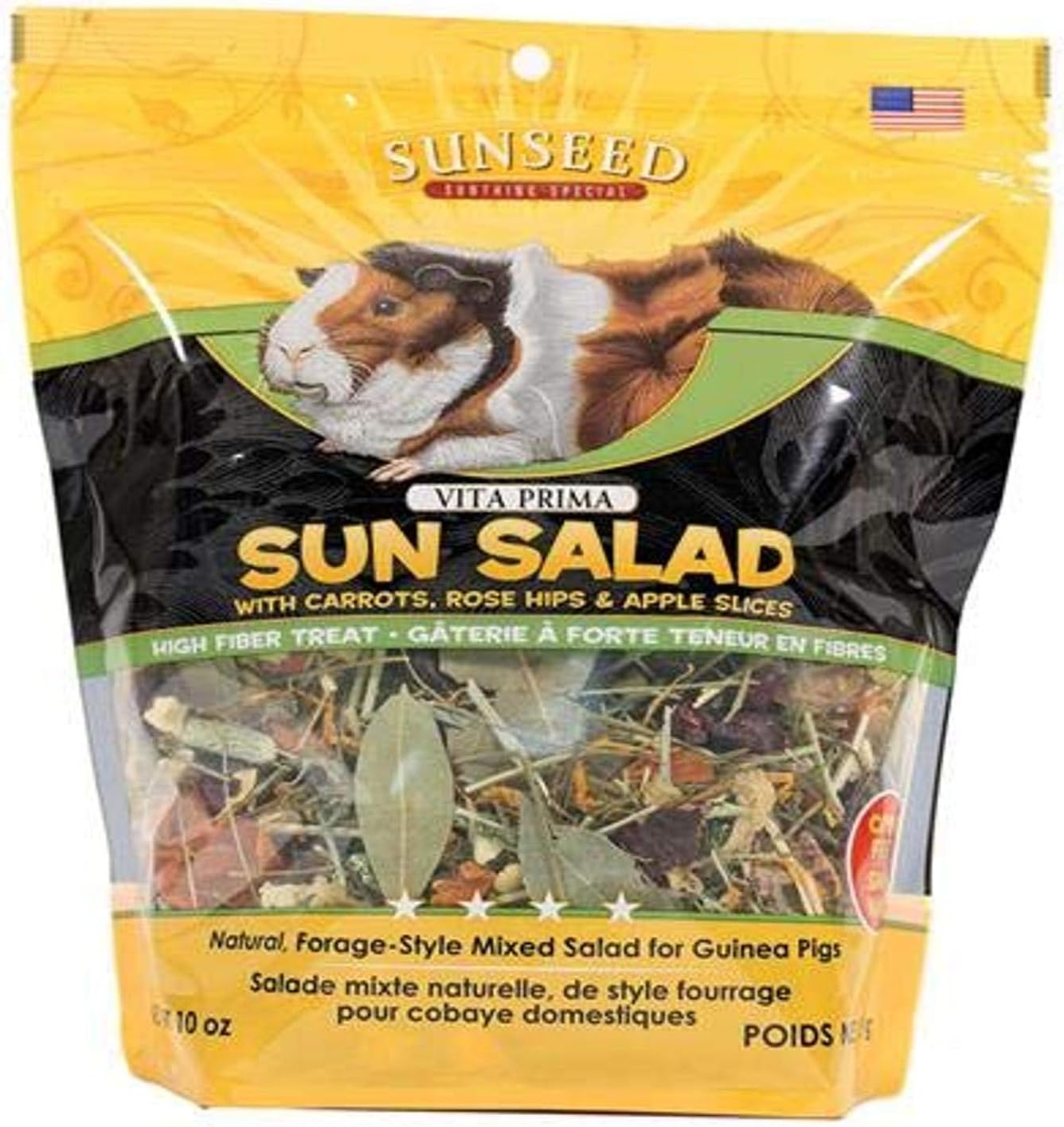 Vitakraft Vita Prima Sun Salad Treat para conejillos de indias (10 onzas)