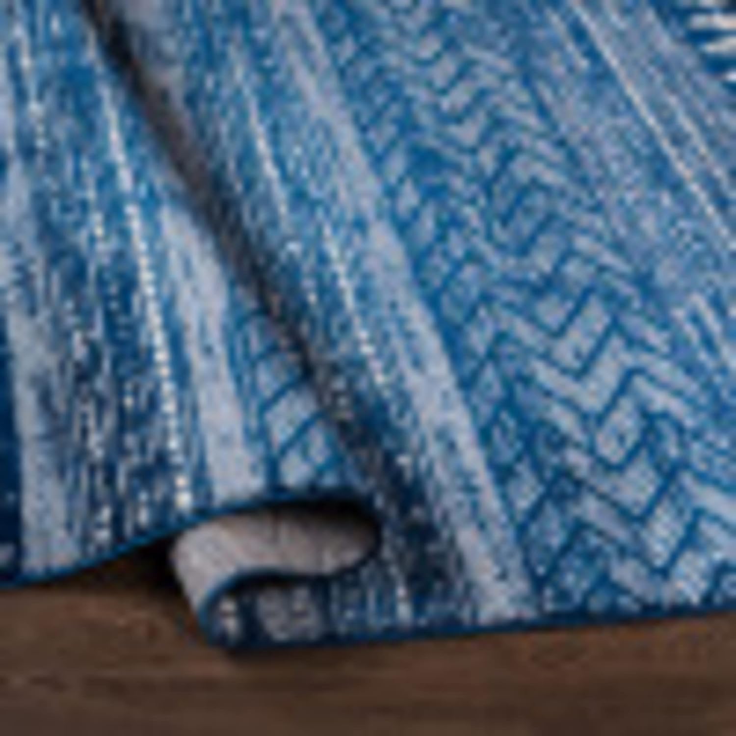 Artistic Weavers Aveline – Alfombra de área, azul marinoblanco, 7’10” x 10′