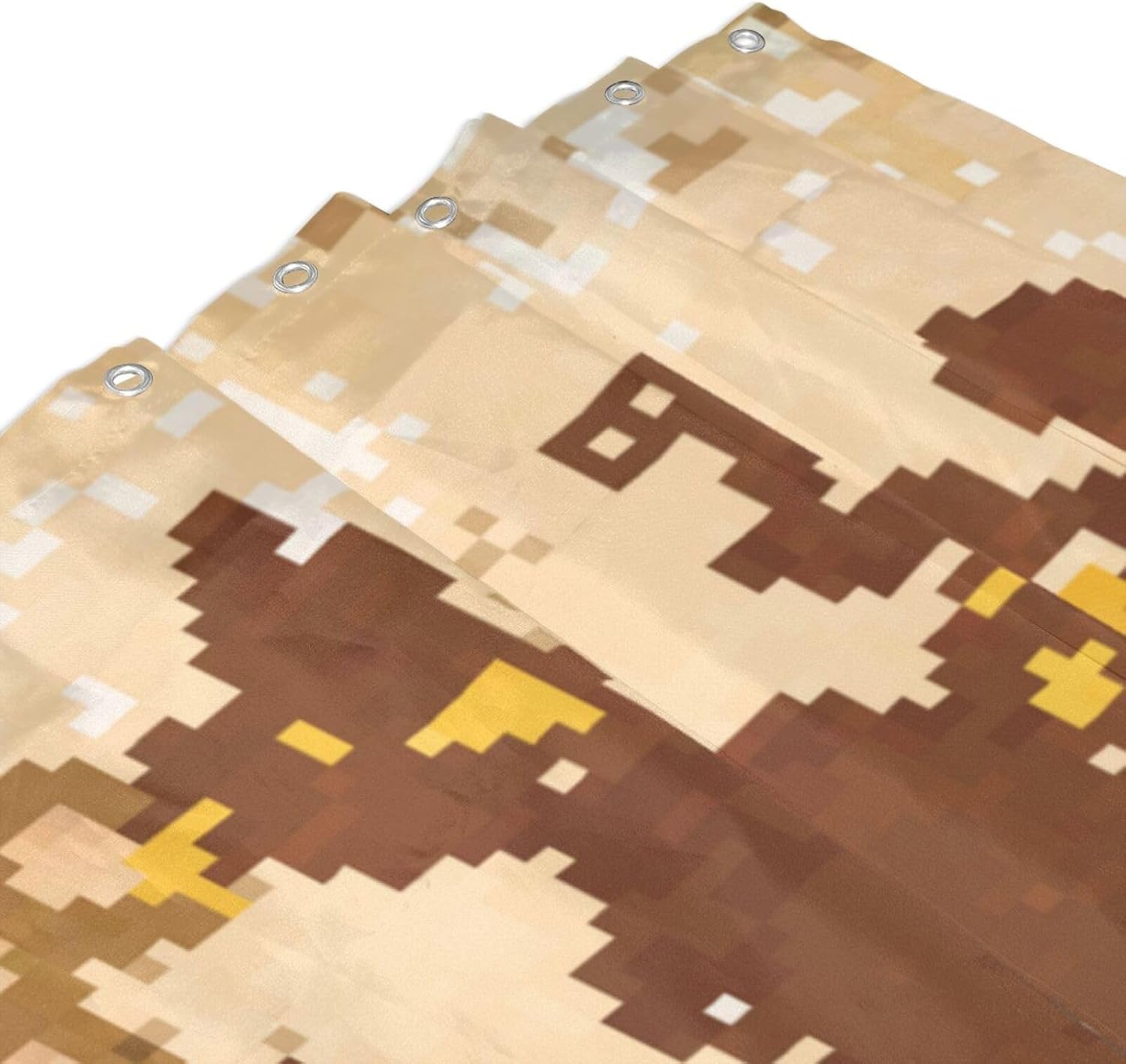 Honey Bee – Cortina de ducha de plástico de 72 x 72 pulgadas, cortinas de ducha extralargas para baño, juego de liquidación con ganchos, cortinas de