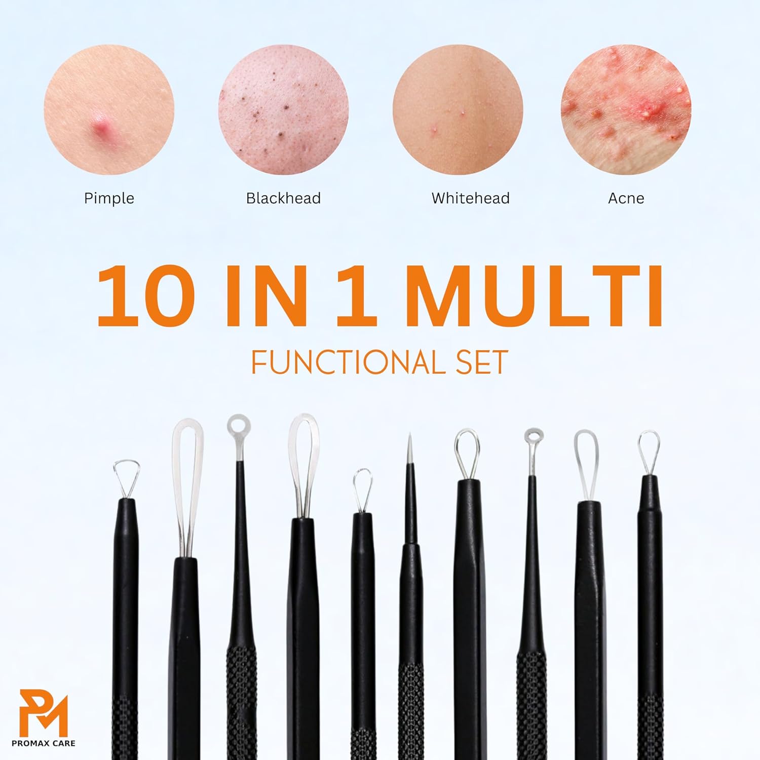 ProMax Care – Herramienta extractora de espinillas negras, kit de eliminación de acné, tratamiento para imperfecciones, estallidos de espinillas,