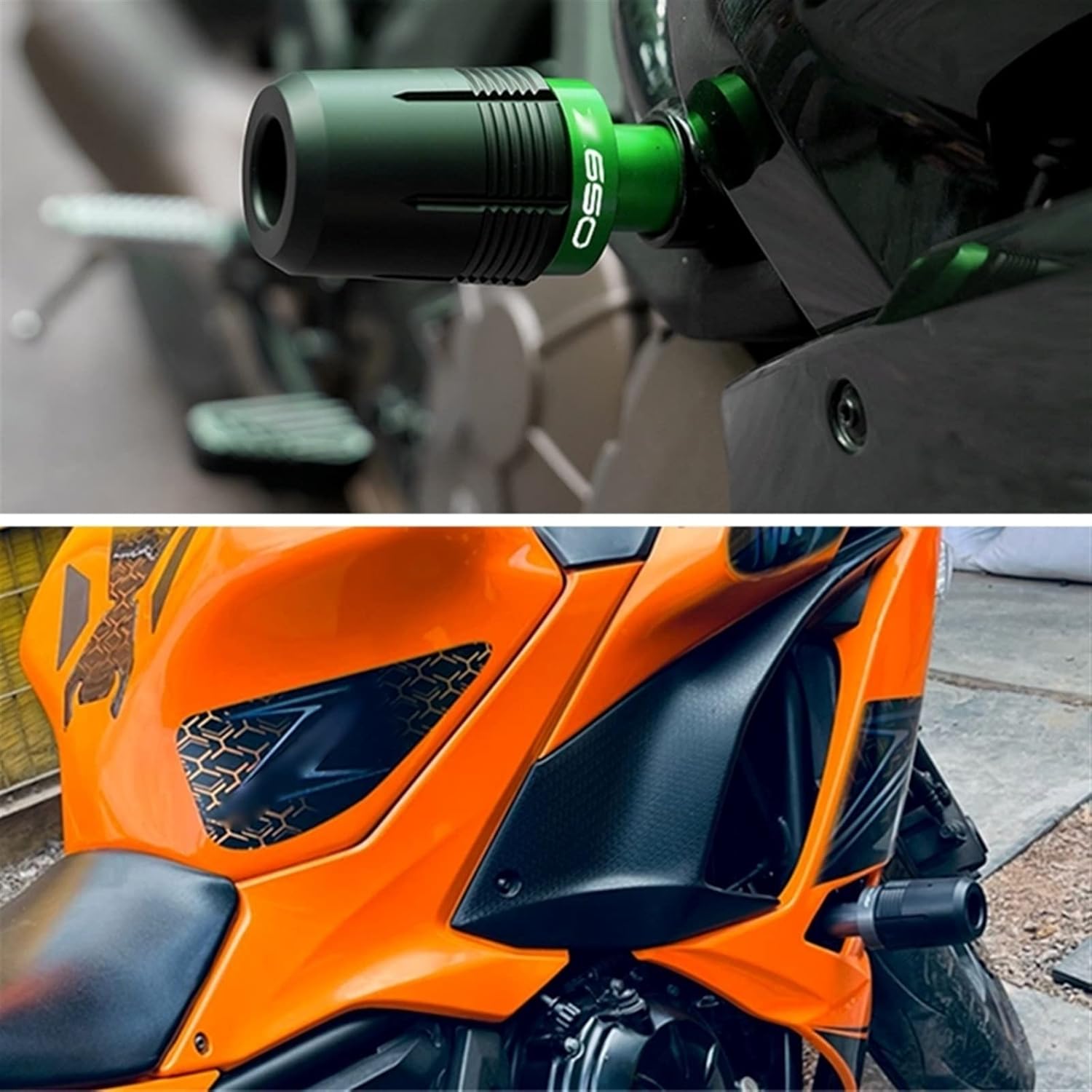 OLLinS Marcos protectores deslizantes de marco de motocicleta para Kawasaki Z900 Z900 Z900SE Z900RS 2017-2023 2022 Protector de choque Protección