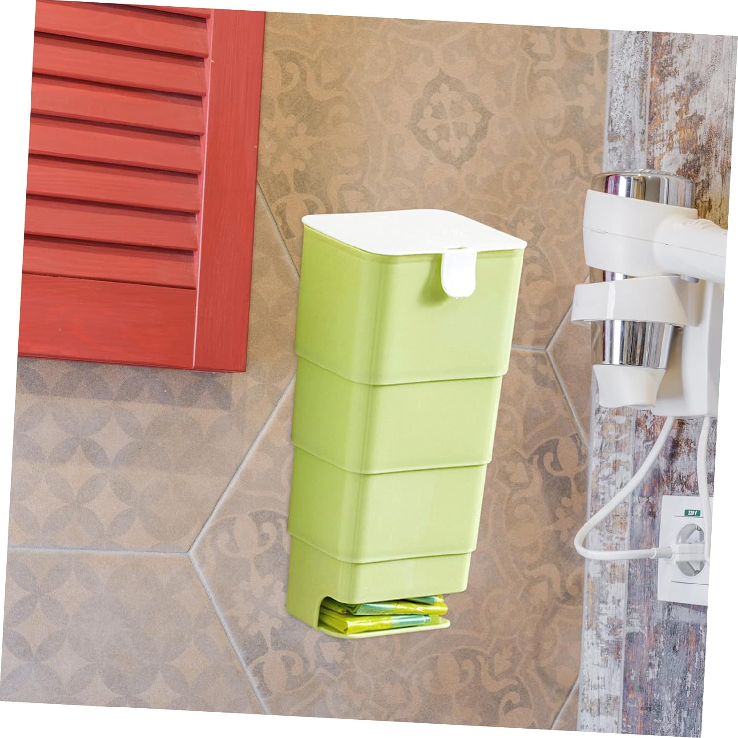 Caja de almacenamiento de bolsa de basura Bolsa de pared plegable PP