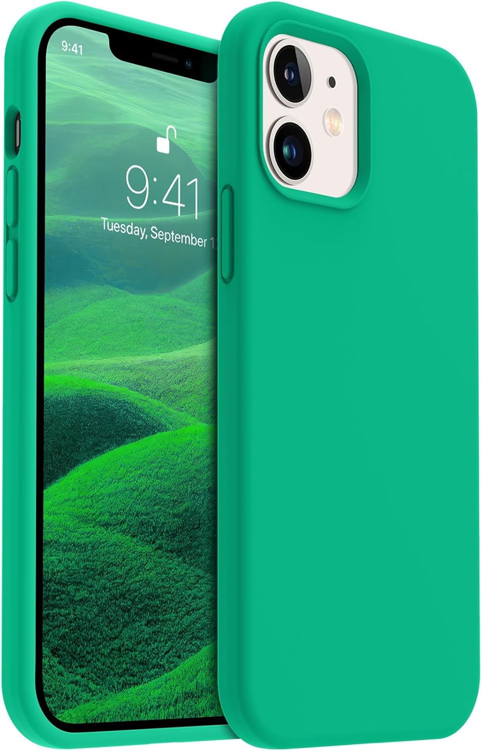 AOTESIER Funda diseñada para iPhone 1212 Pro, funda protectora de silicona a prueba de golpes con protección contra caídas de grado militar forro de