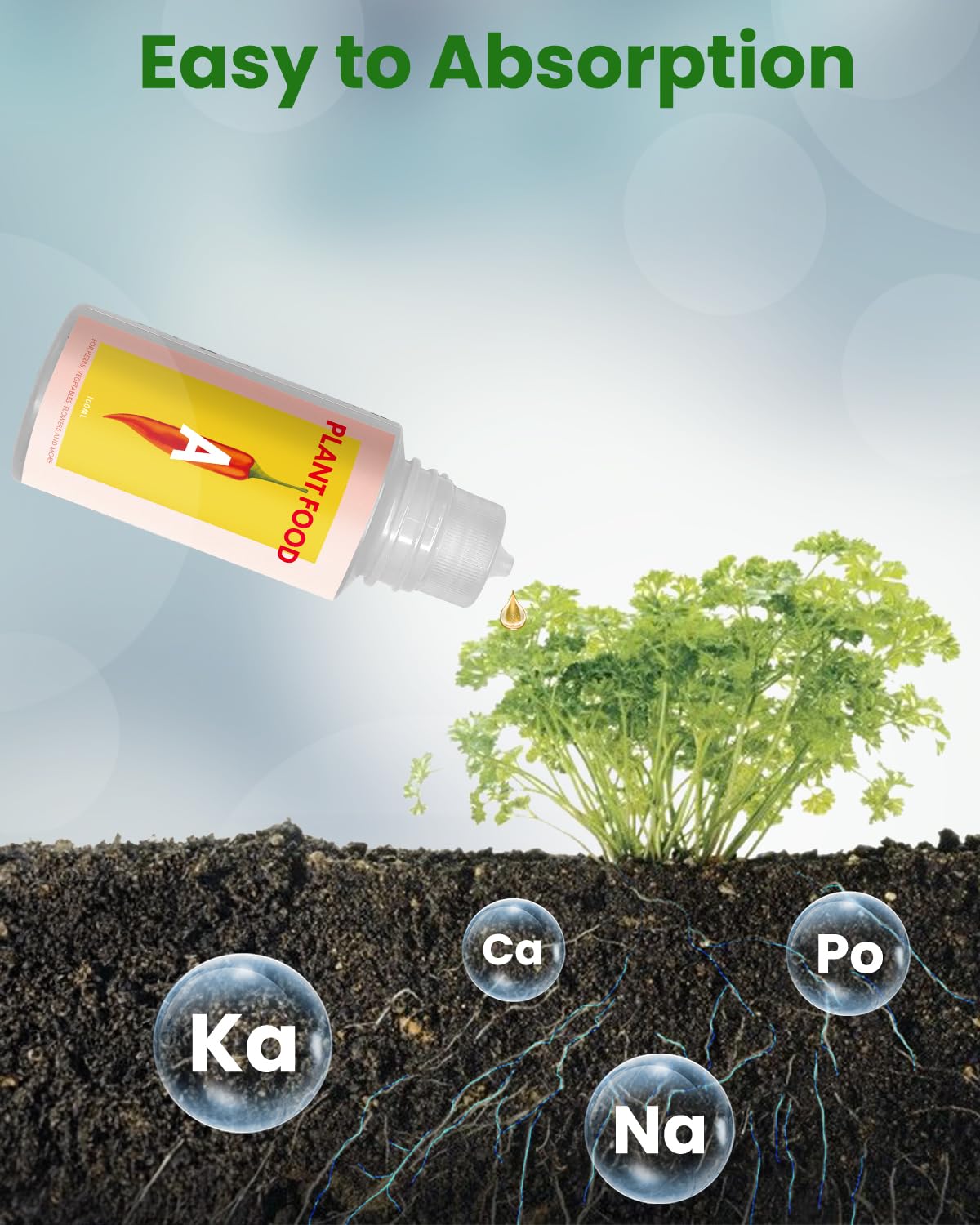 Inbloom Alimentos para plantas, nutrientes hidropónicos, kit de sistema de cultivo hidropónico, General A & BFertilizante sólido soluble en agua