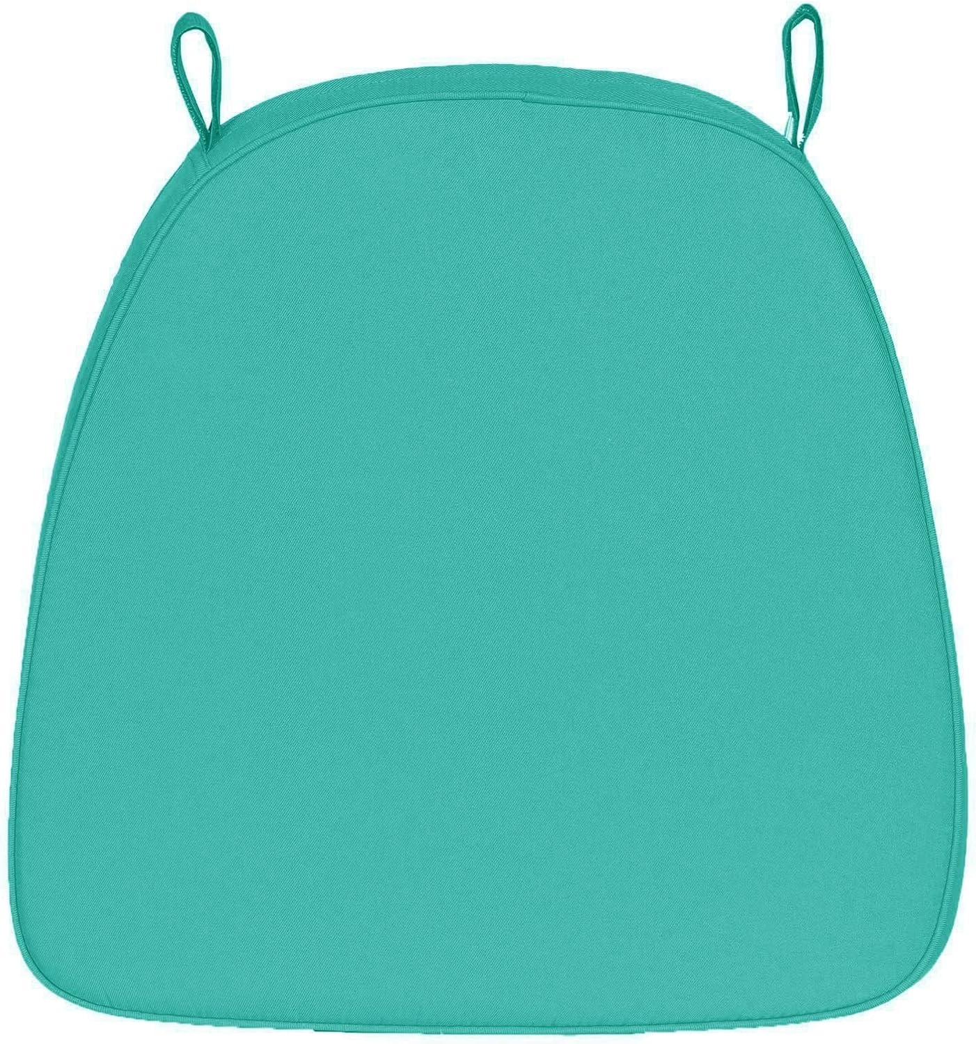 Efavormart – Cojín para silla Chiavari de 2 pulgadas de grosor, cojín de espuma viscoelástica con lazos y funda extraíble