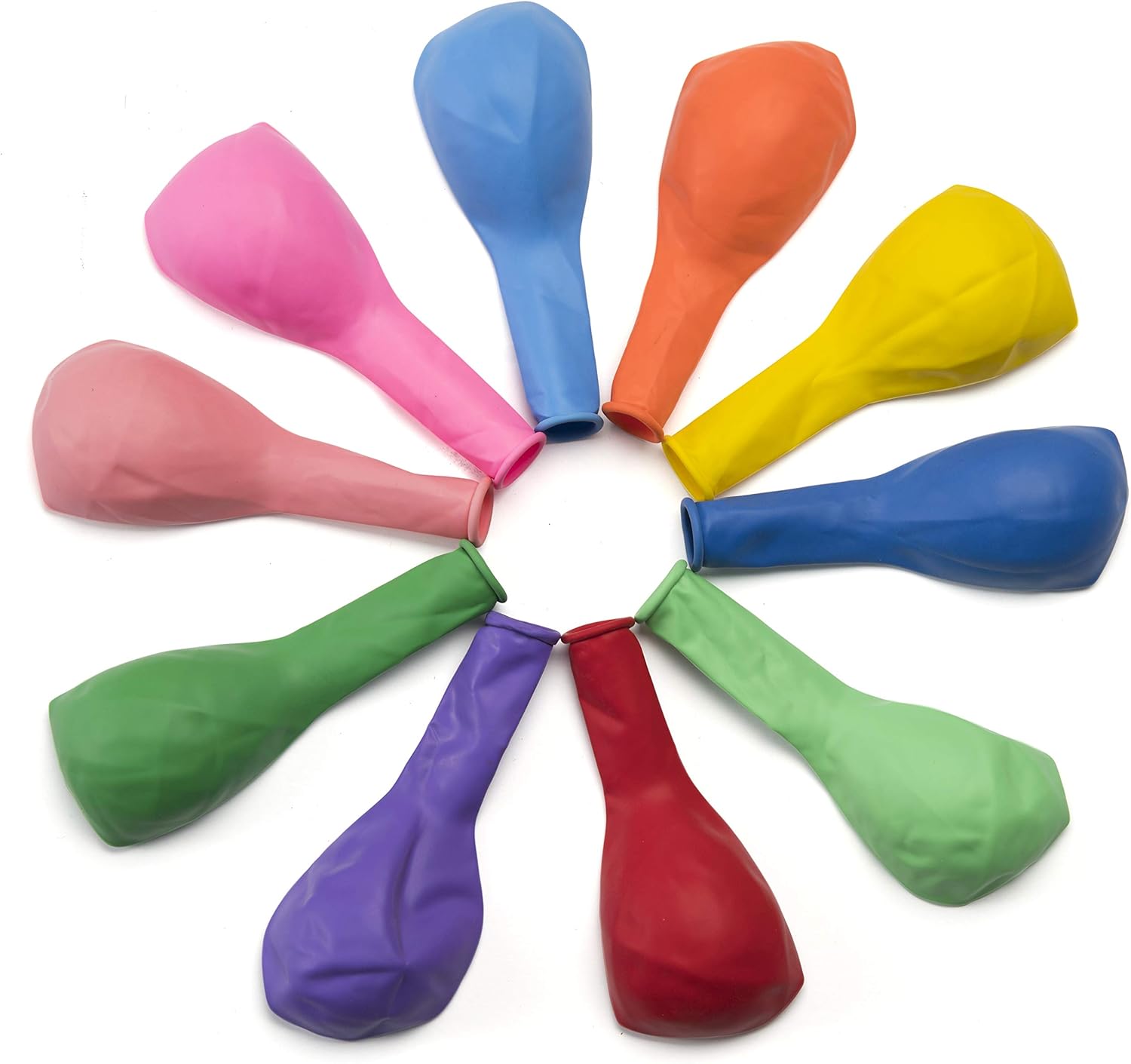 Prextex 900 globos de fiesta de 12 pulgadas, 10 colores surtidos del arco iris, globos gruesos multicolorcoloridos, kit de arco de globos