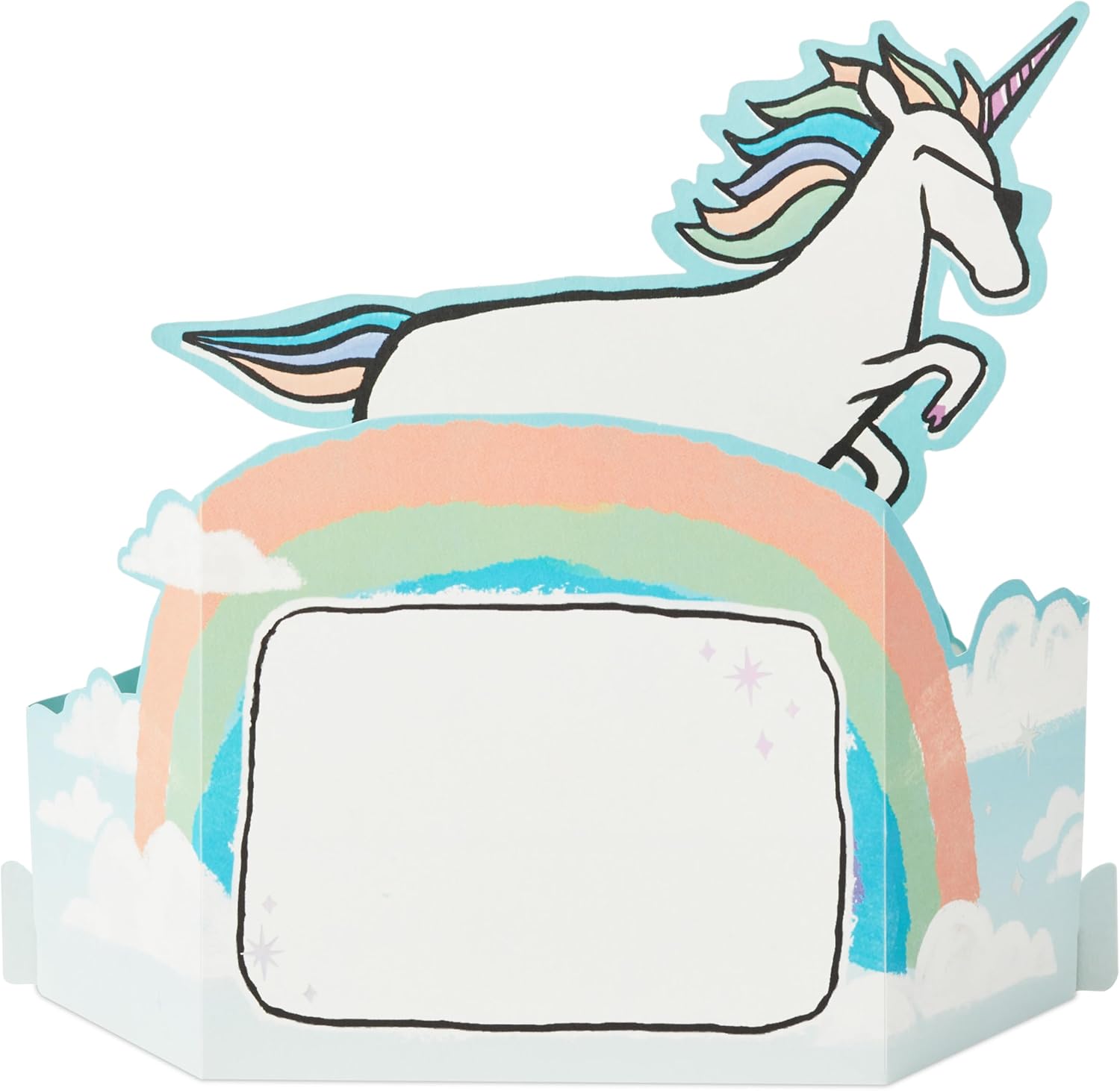 Hallmark Paper Wonder Shoebox – Tarjeta desplegable para cumpleaños, felicitaciones (unicornio, eres tan increíble”)