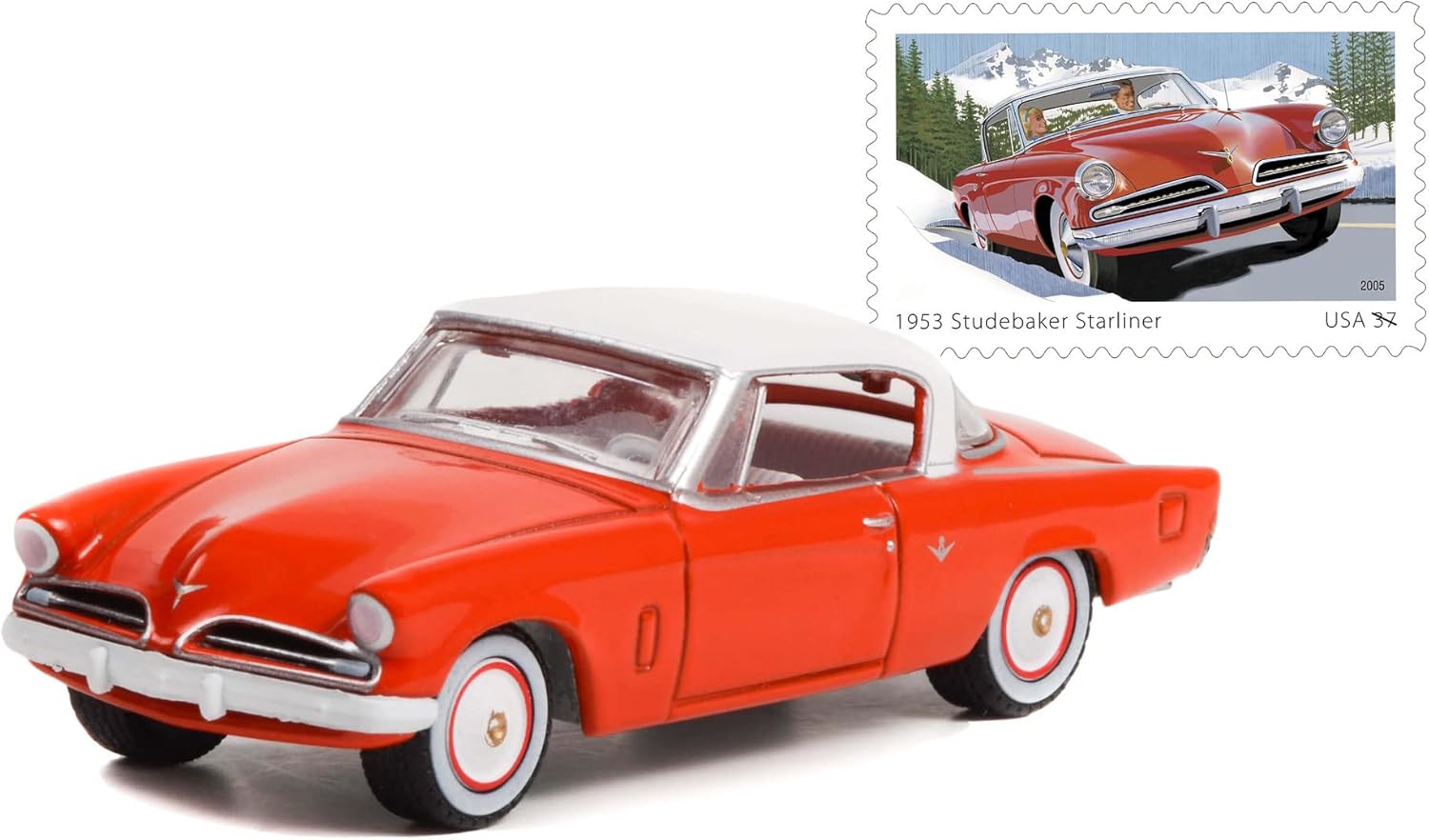 Greenlight 164 1953 Starliner – Postal Service America on The Move 50s Sporty Cars (Hobby Exclusive) 30361 Envío desde Canadá