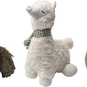 Elements Topes de puerta de animales con peso de tela, 8.65 x 4.92 x 9.45 pulgadas, juego de 3 Elements Topes de puerta de animales con peso de tela, 8.65 x 4.92 x 9.45 pulgadas, juego de 3