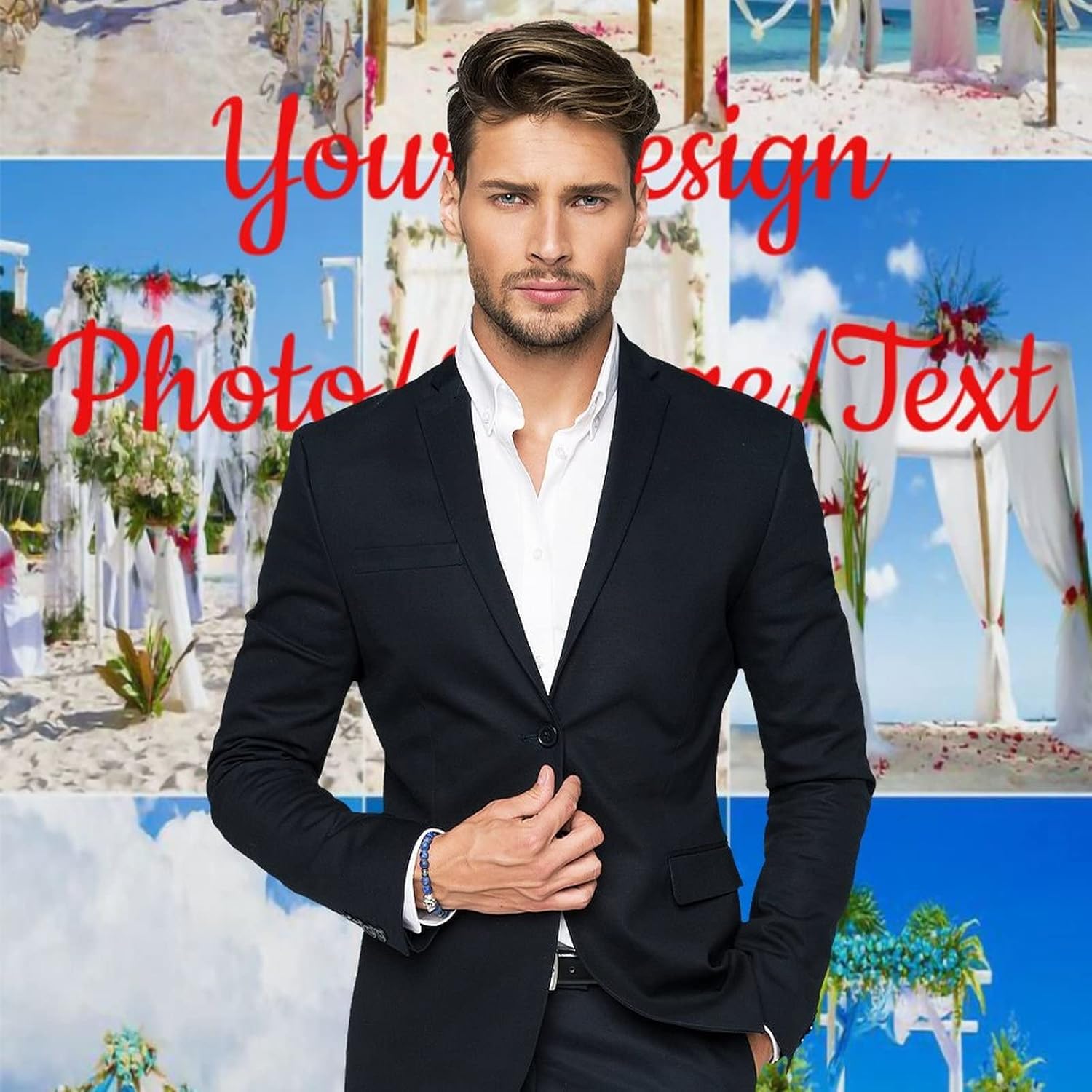 Fondos personalizados, diseño de tu propia imagen, texto, fotografía, tela, fotografía, estudio fotográfico, accesorios para cabina de fotos,