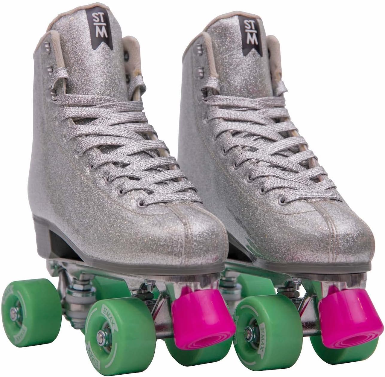 STMAX PRO – Patines para mujer, con marco de aluminio, con 4 ruedas de carbono, cuatro ruedas, para adultos, zapatos de patinaje para mujer, estilo