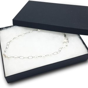 TheDisplayGuys – Paquete de 25 cajas de joyería de papel kraft #75 con relleno de algodón, negro mate (7-18 x 5-15 x 1-13 pulgadas), regalo, envío, TheDisplayGuys – Paquete de 25 cajas de joyería de papel kraft #75 con relleno de algodón, negro mate (7-18 x 5-15 x 1-13 pulgadas), regalo, envío,