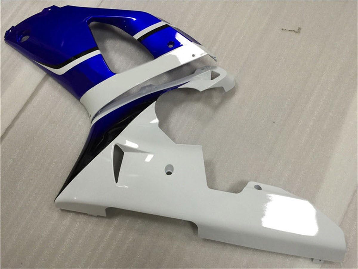 NT FAIRING Molde de inyección blanco azul brillante para Yamaha 2000 2001 YZF R1 R1000 YZF-R1 nuevo kit pintado ABS plástico motocicleta Carrocería