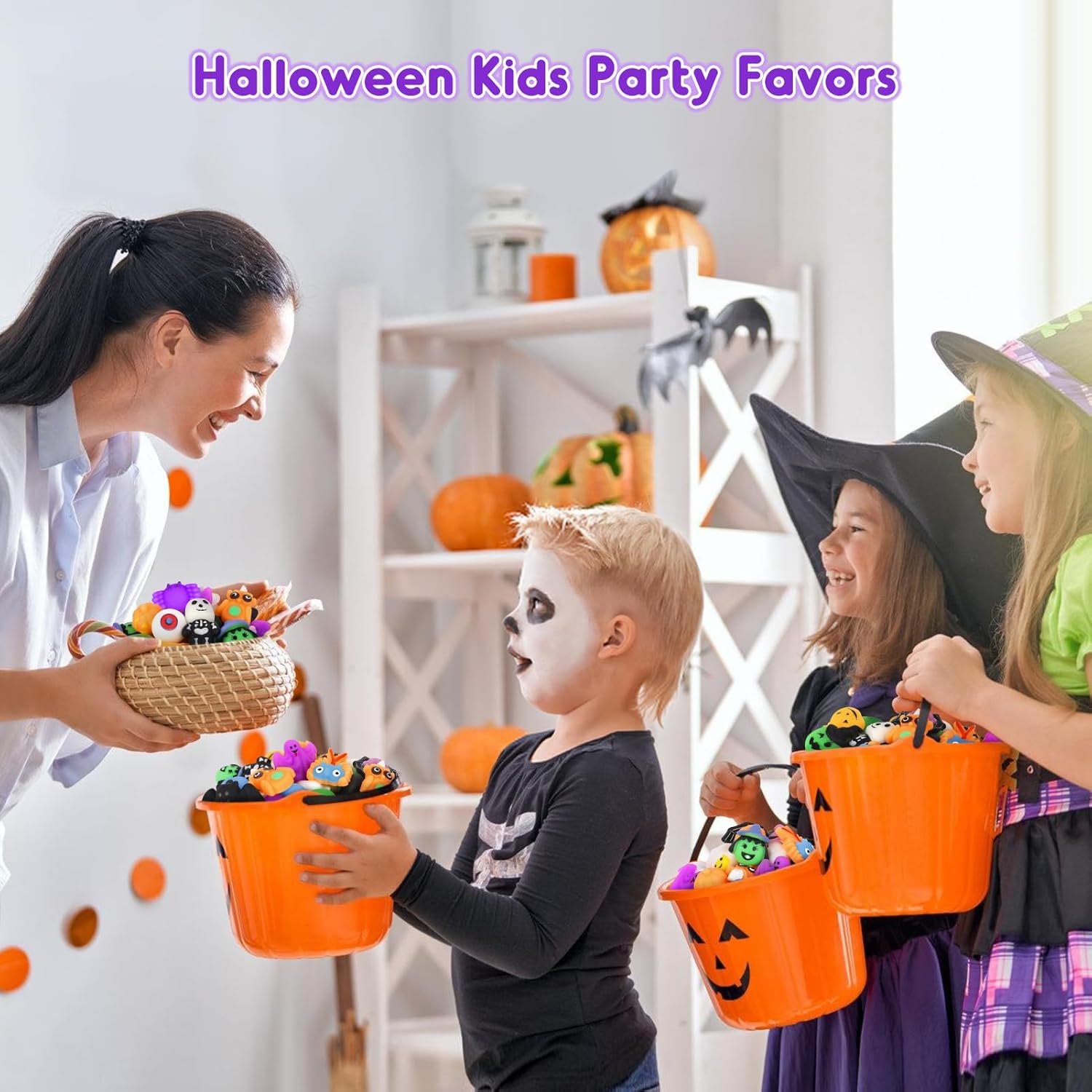 NPET 36 piezas de juguete Mochi Squishies de Halloween, juguetes esponjosos de Halloween