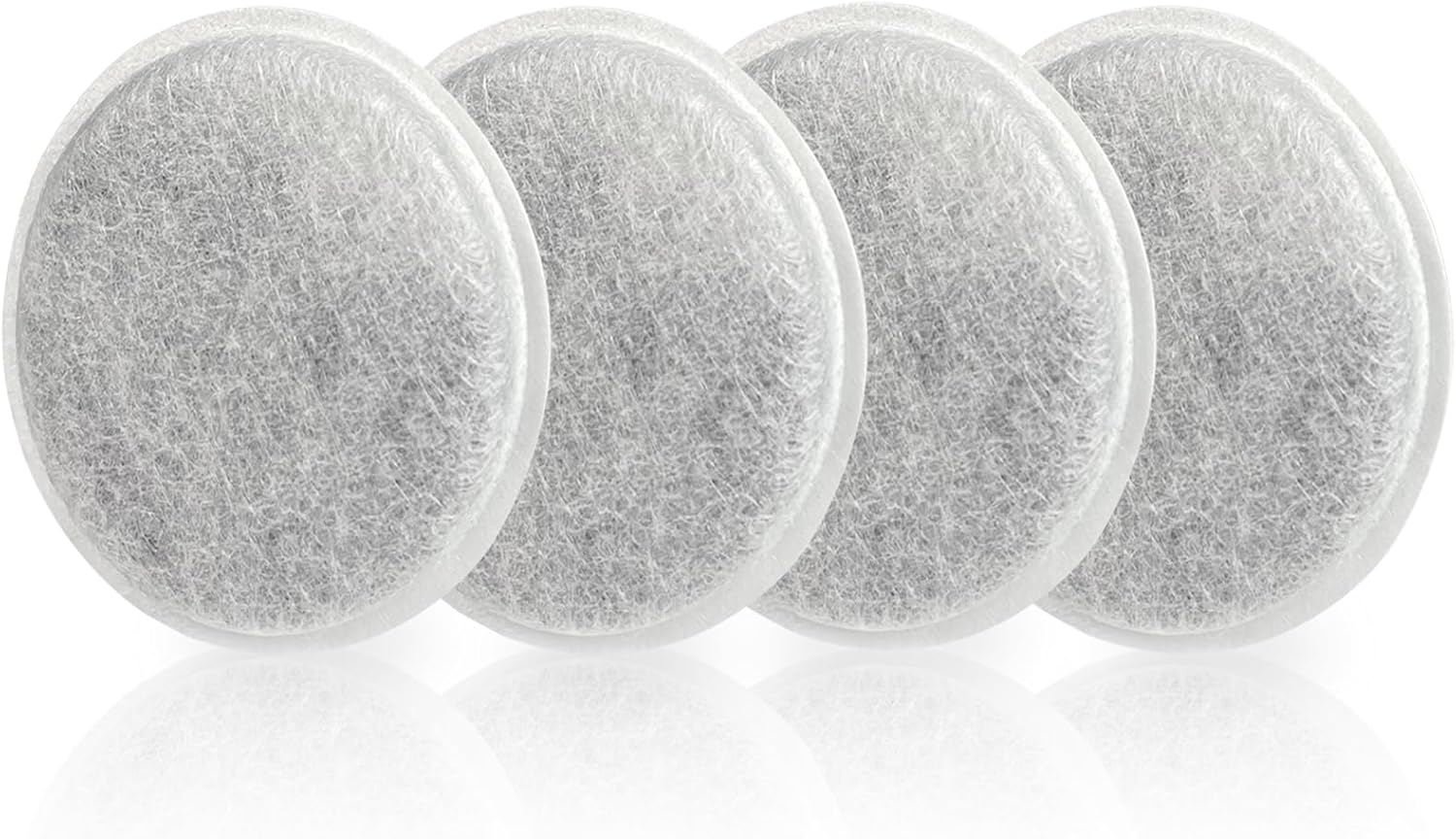 Paquete de 4 filtros de agua de repuesto para gatos con 4 sistemas de filtración triple, agua limpia y fresca para tu amigo mascota