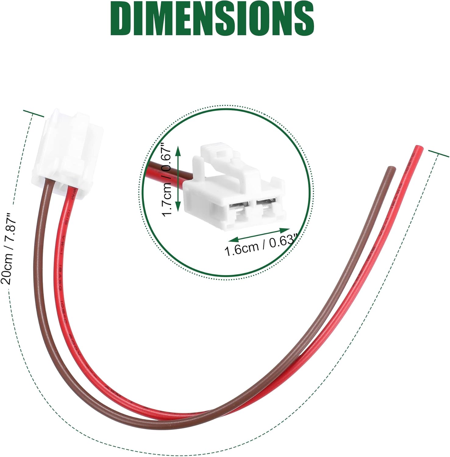 Motoforti Conector de resistencia del motor del ventilador de 6 pulgadas, kit de arnés de cable de enchufe del soplador, para Toyota Tacoma