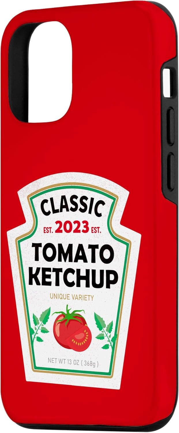 iPhone 13 Red Ketchup DIY Costume Matching Couples Groups Halloween Case