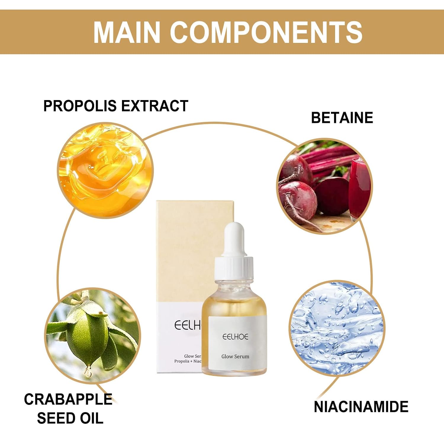 Suero brillante con niacinamida y propóleos, suero corrector de manchas oscuras, sueros de niacinamida para el cuidado de la piel de la cara,