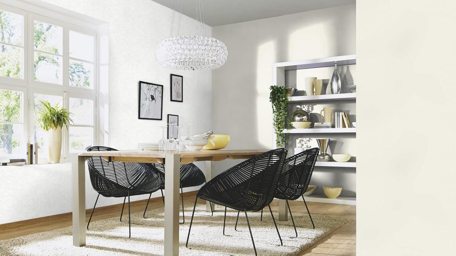 CONCORD WALLCOVERINGS  Papel tapiz moderno con textura abstracta, pared decorativa de vinilo, blanco, 21 pulgadas x 33 pies (57 pies cuadrados),