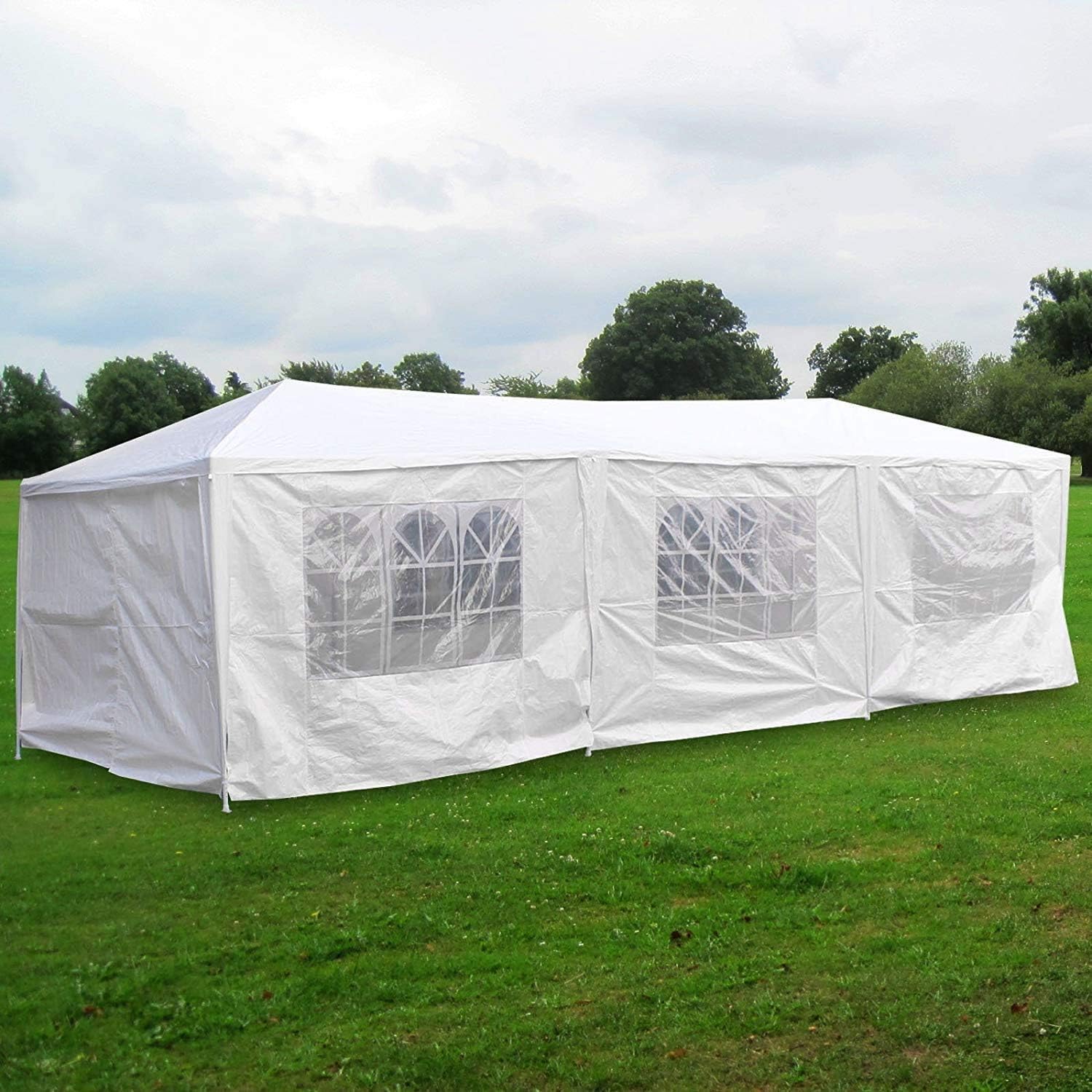 Tienda de campaña al aire libre, glorieta, refugio, pabellón, impermeable, para fiestas de catering, bodas, eventos de barbacoa con paredes