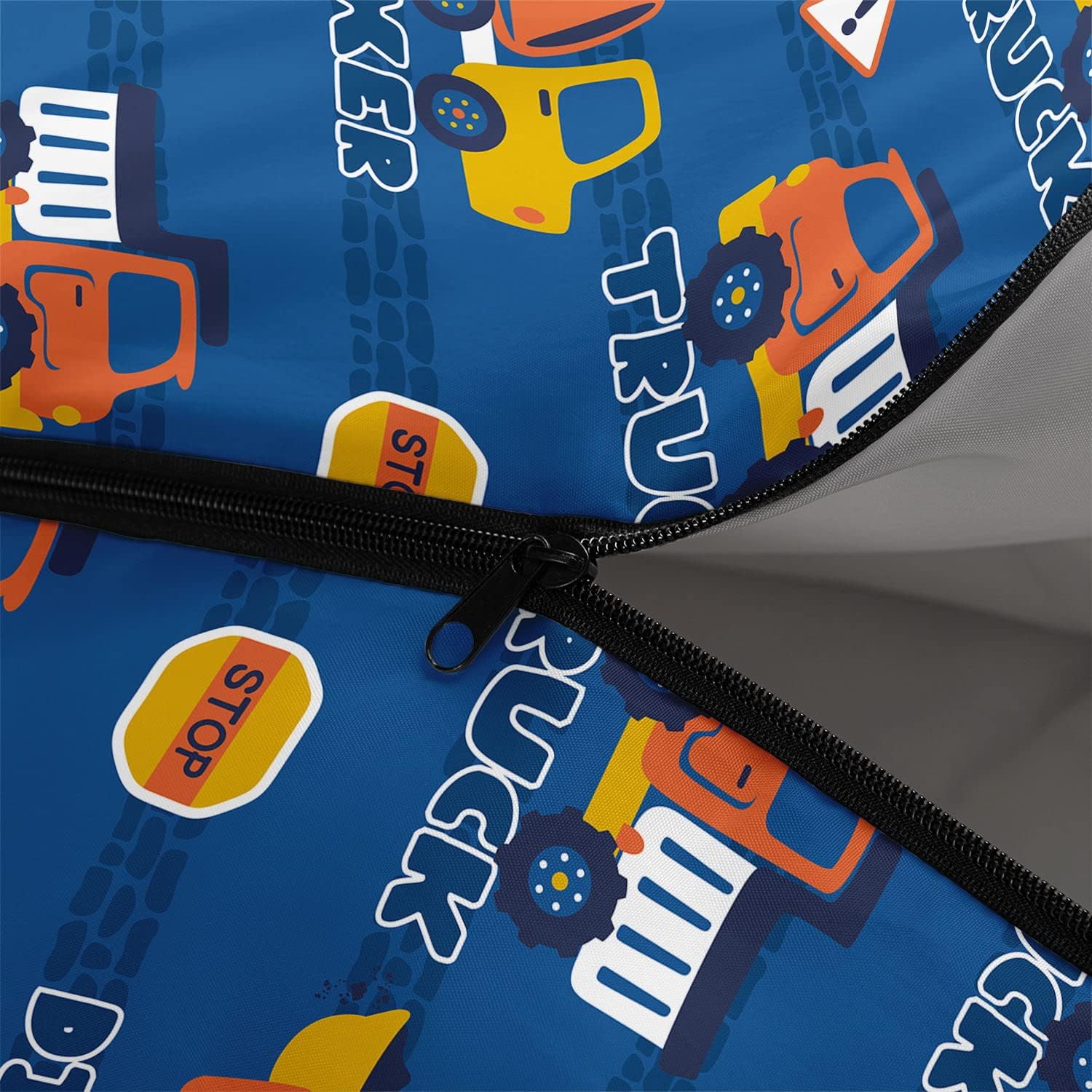 Datura home Saco de dormir para niños y niñas, estampado de monstruos alienígenas, ligero, cálido, portátil, para exteriores, interior, impermeable,